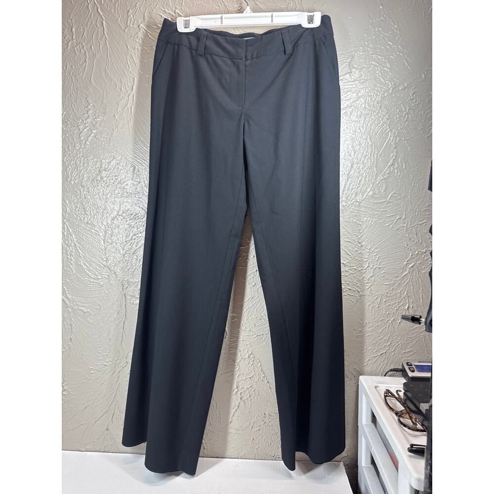 Trina Turk Pants Womens Low Rise Flat Front Wide Leg Casual Dress Trouser Size 6